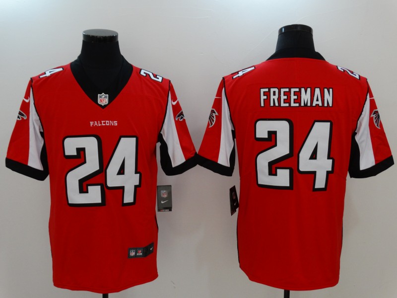 Men's Atlanta Falcons Devonta Freeman #24 Red Jersey